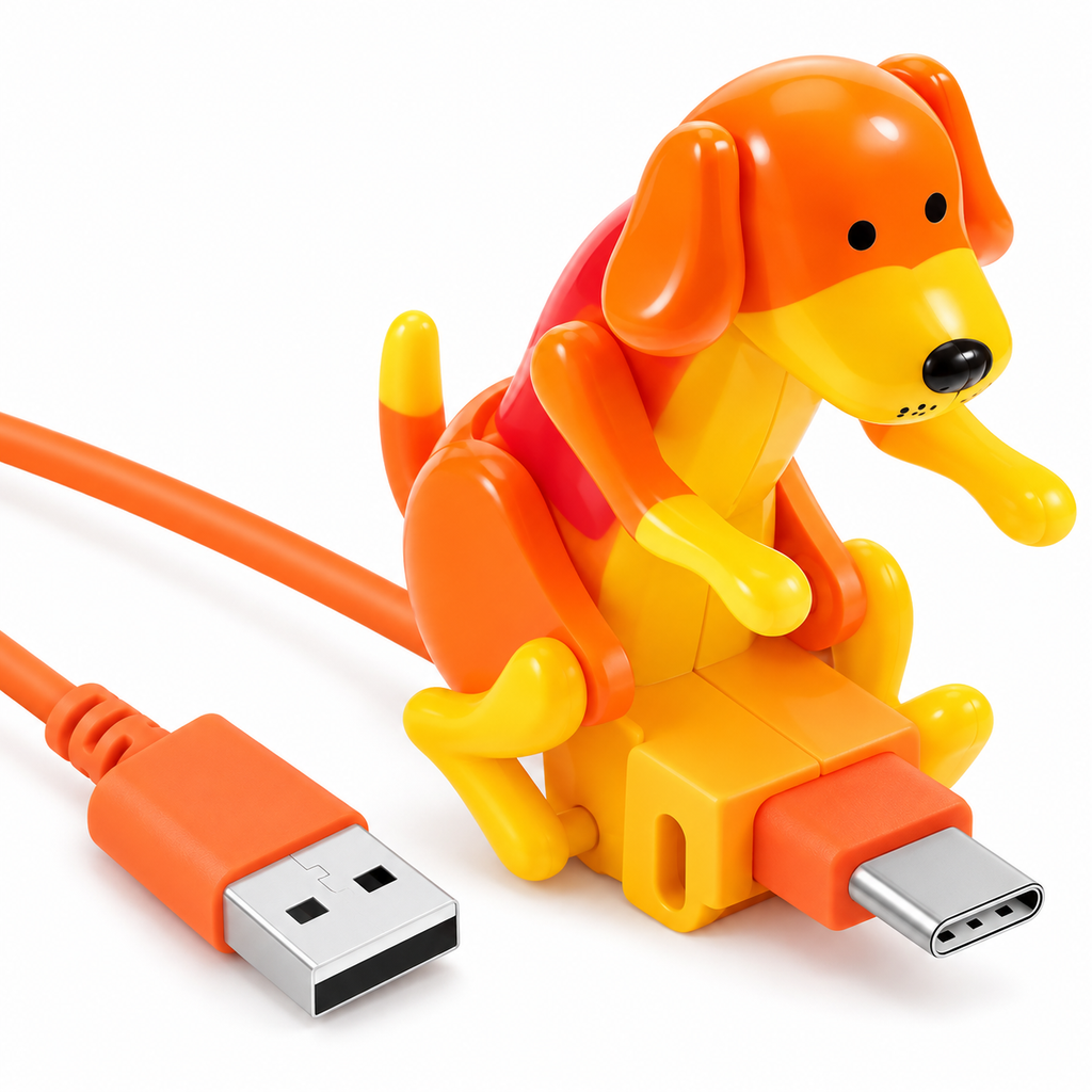 🐶 Dog-Shaped USB Charging Cable