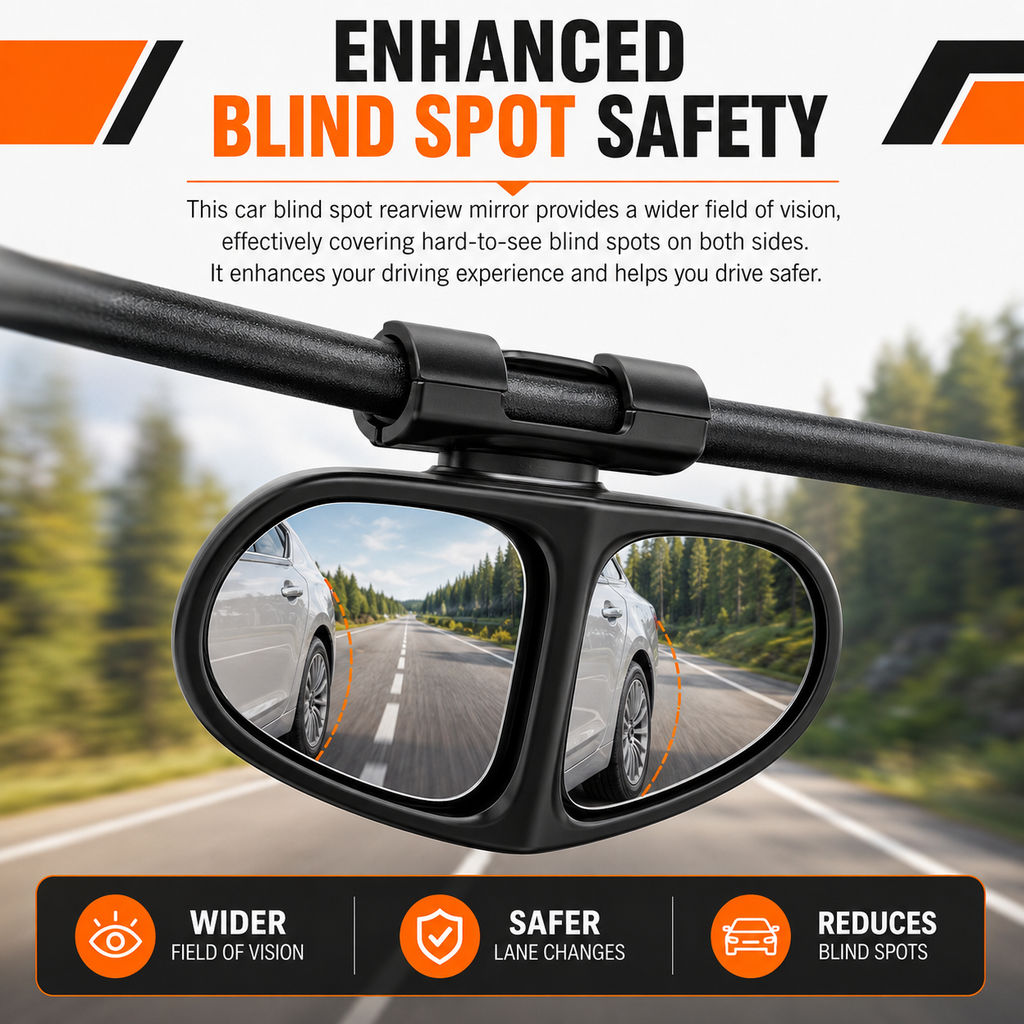 Dual Blind Spot Mirror — Expand Your View Where It Matters