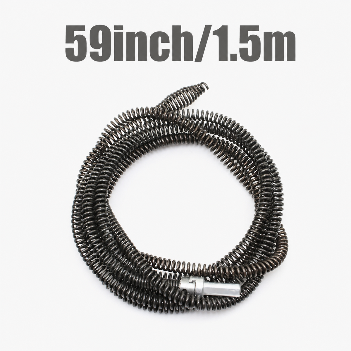 Drill-Powered Drain Cleaning Spring — Reach Clogs Beyond the First Bend