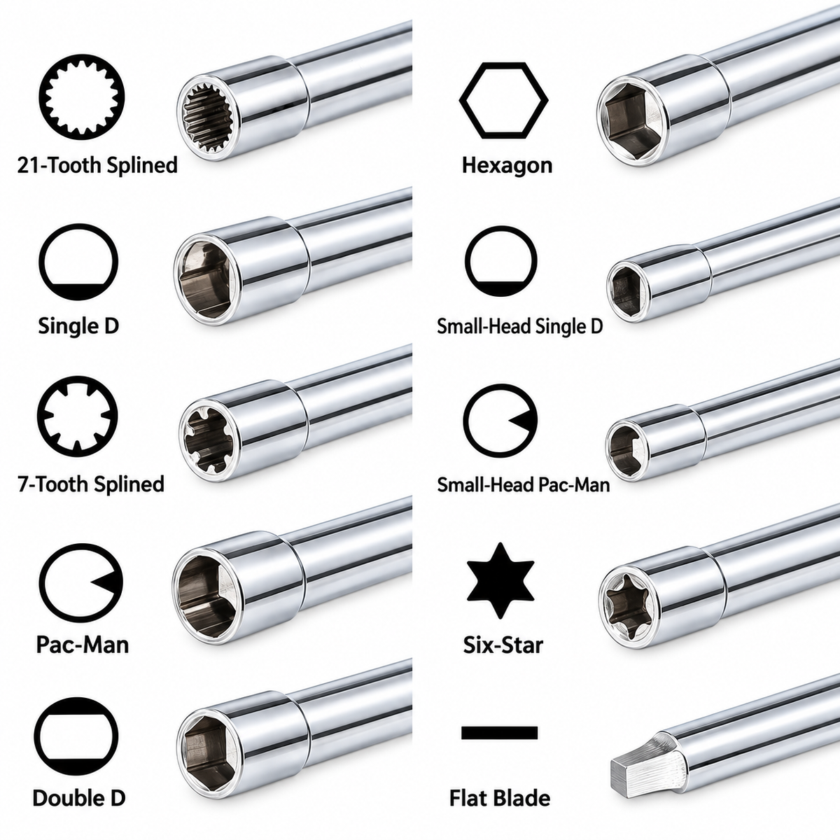 10-Piece Carburetor Adjustment Screwdriver Set