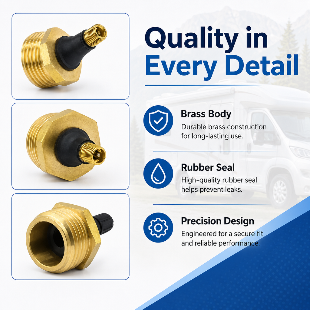 RV Water Line Winterizing Adapter