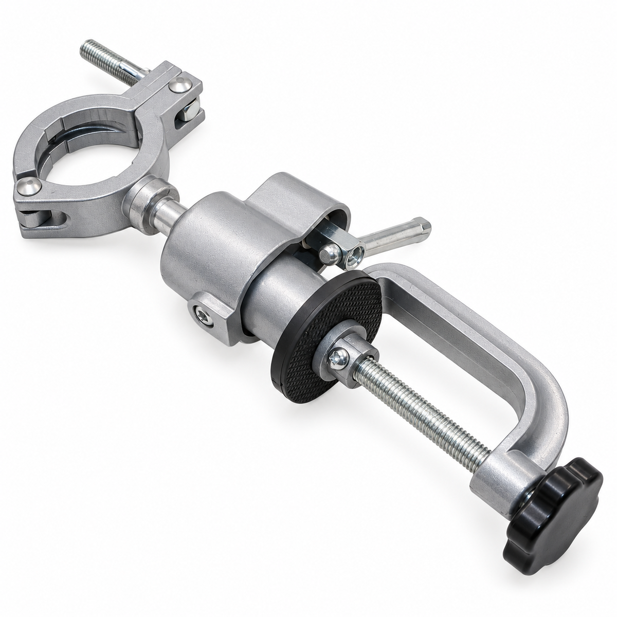 Clamp-On Swivel Bench Vise — Hold Small Parts Where You Need Them