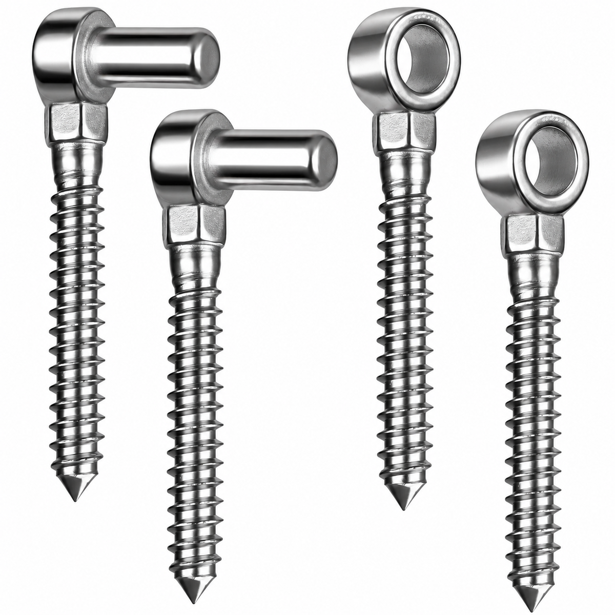 Screw-In Gate Hinge Set — Connect Your Wooden Gate With Matching Pin &amp; Eye Hardware