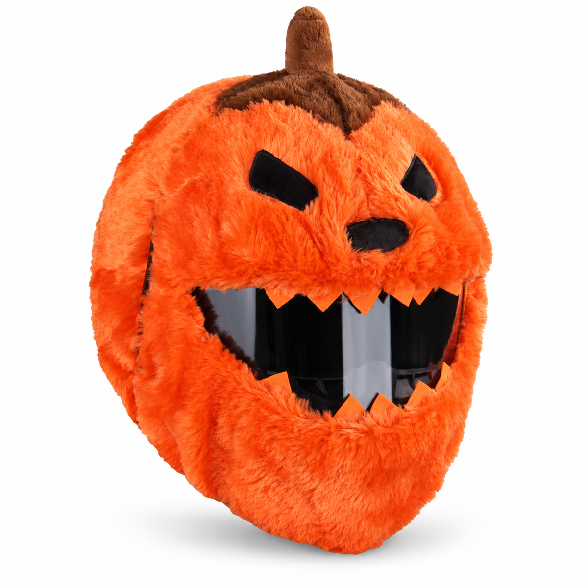 Pumpkin Motorcycle Helmet Cover — A Halloween Gift with Personality