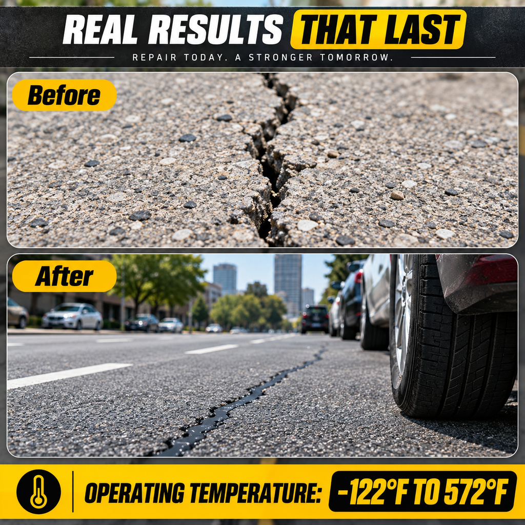 Crack Repair Sealant — Apply Filler Right Along the Crack