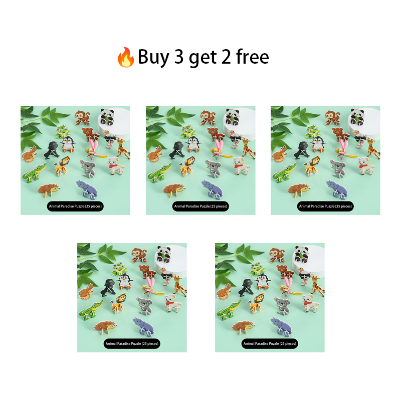 Fun 3D Insect and Dinosaur Jigsaw Puzzle