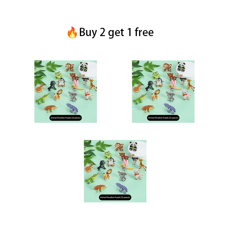 Fun 3D Insect and Dinosaur Jigsaw Puzzle
