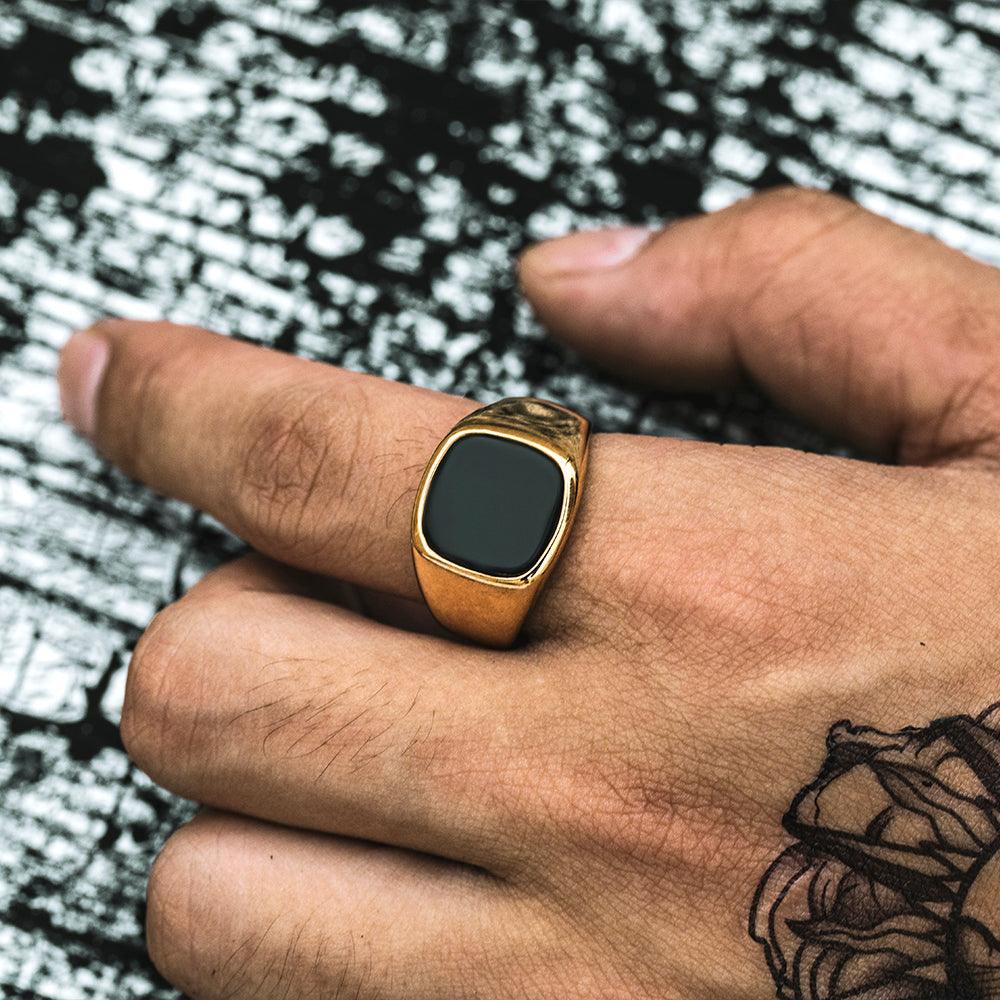 Exquisite Stainless Steel Men's Ring
