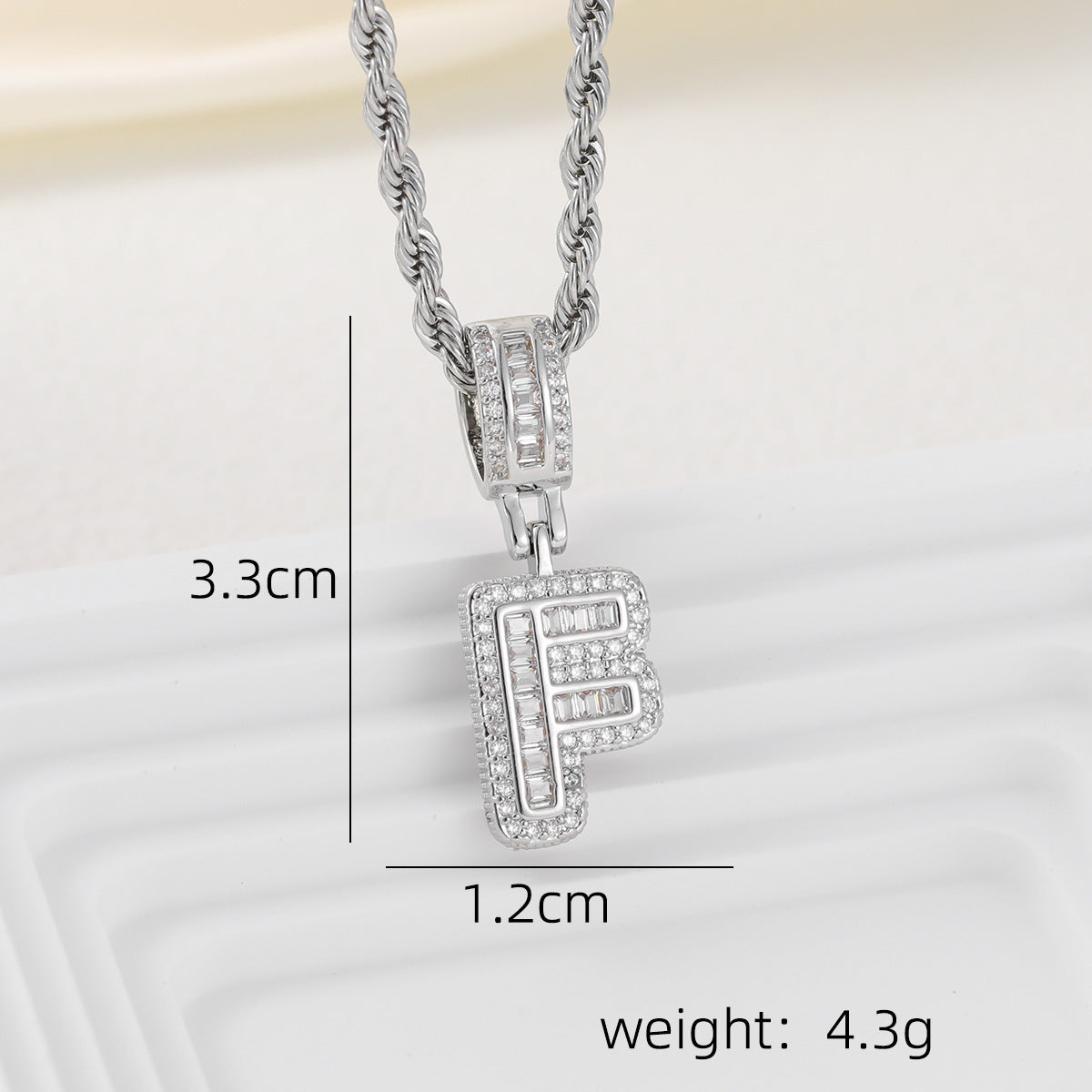 Alphabet Pendant Necklace