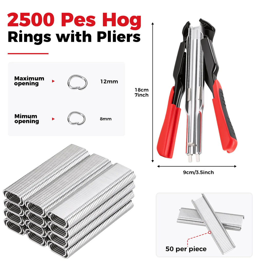 AutoFeed Pro Hog Ring Pliers Kit