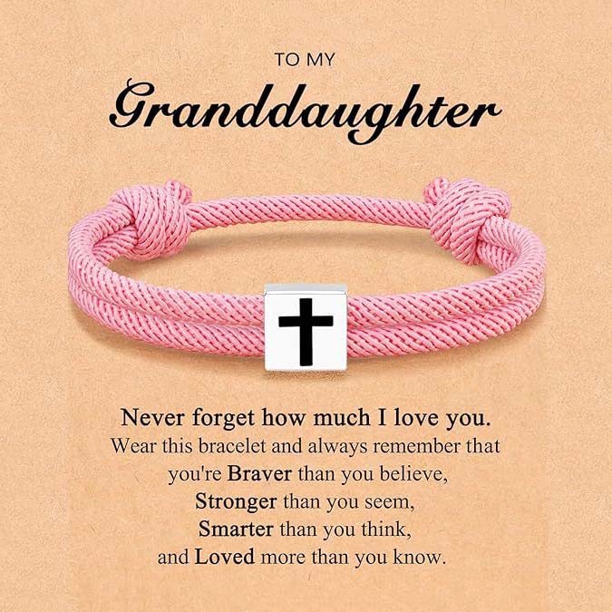 Cross paracord bracelet