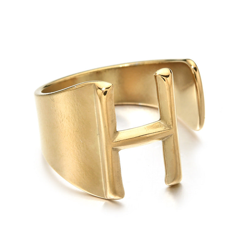 Alphabet Rings