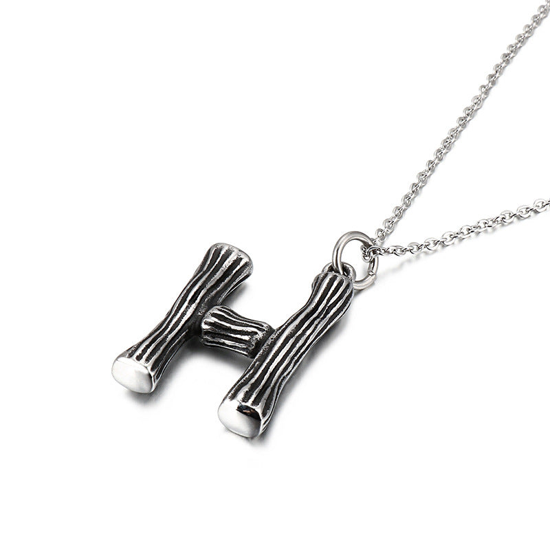 Alphabet Pendant Necklace