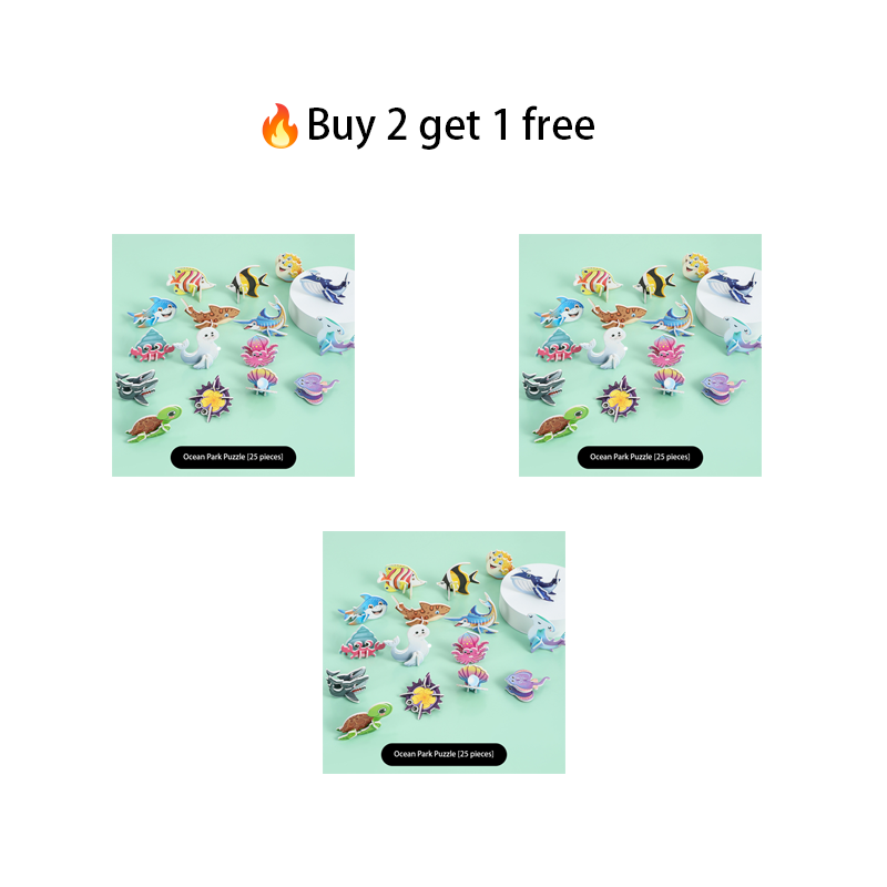 Fun 3D Insect and Dinosaur Jigsaw Puzzle