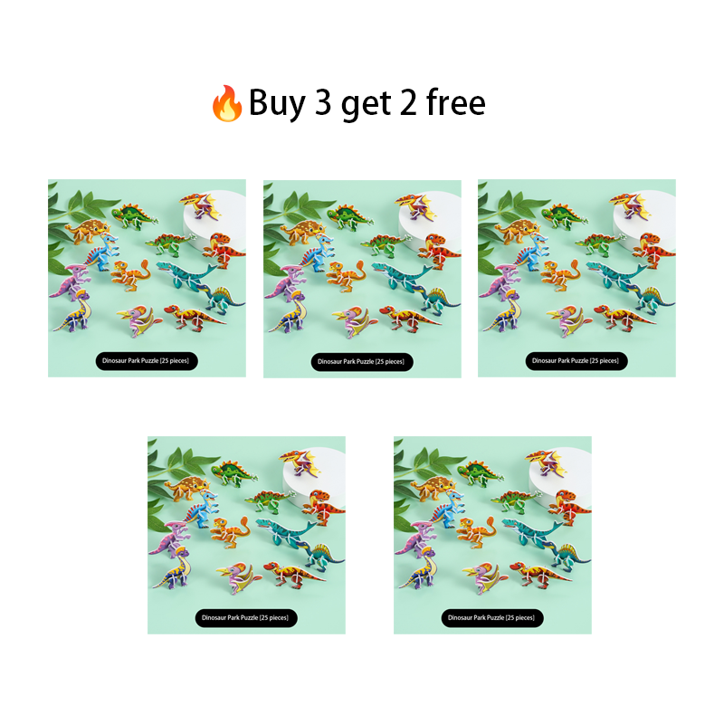 Fun 3D Insect and Dinosaur Jigsaw Puzzle