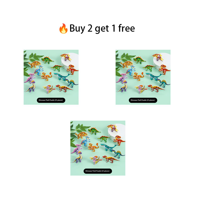 Fun 3D Insect and Dinosaur Jigsaw Puzzle