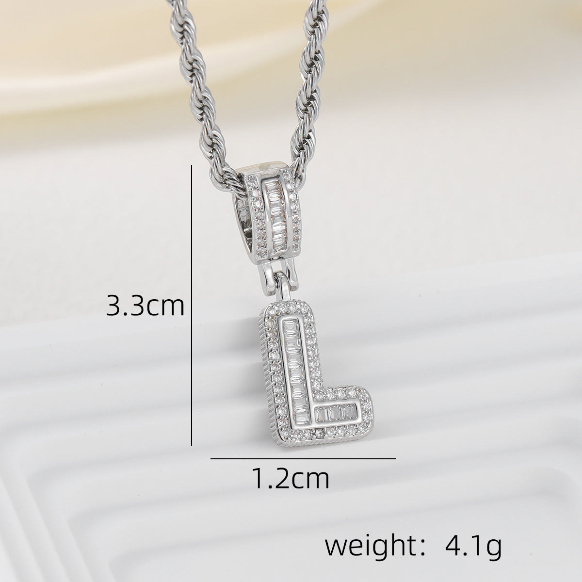 Alphabet Pendant Necklace