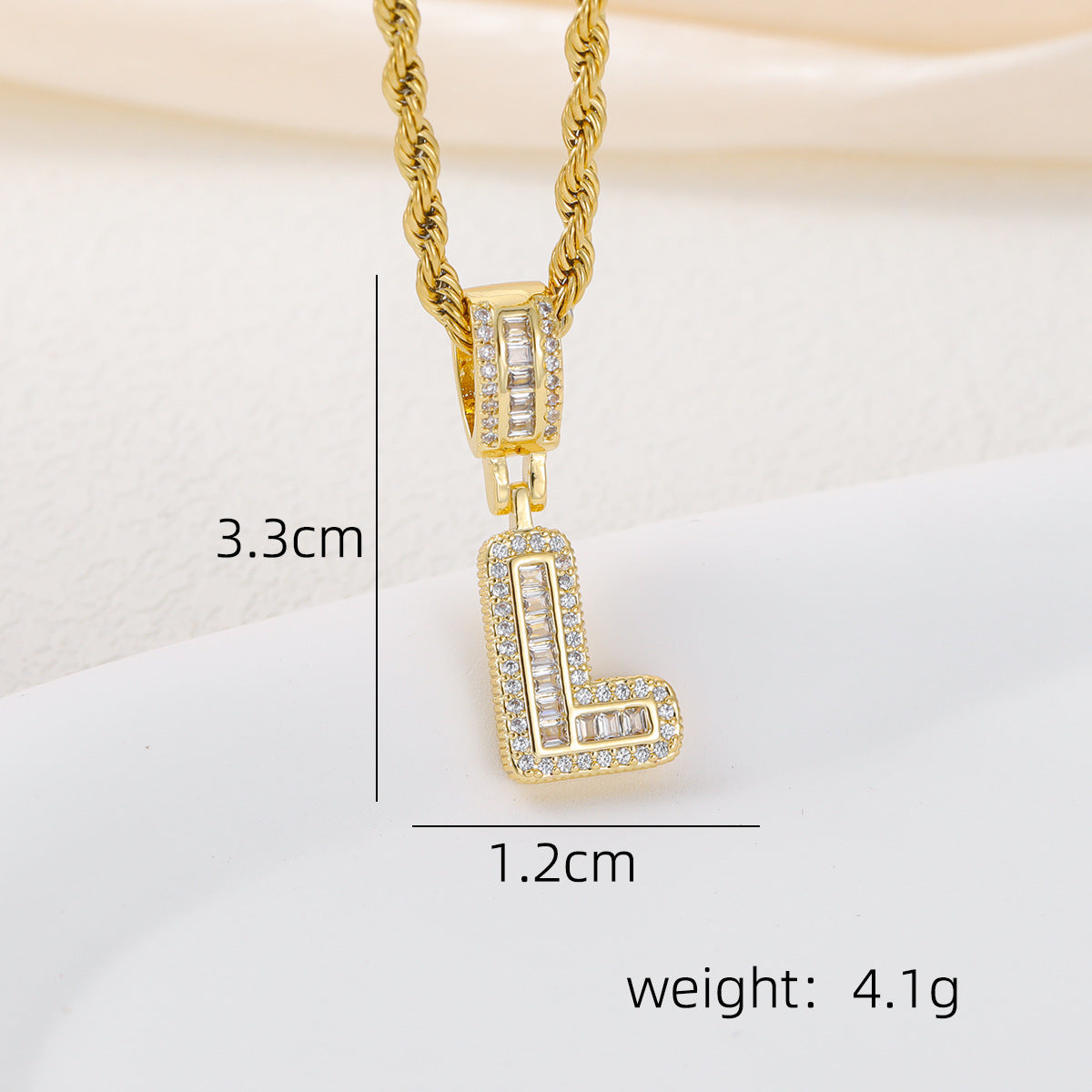 Alphabet Pendant Necklace