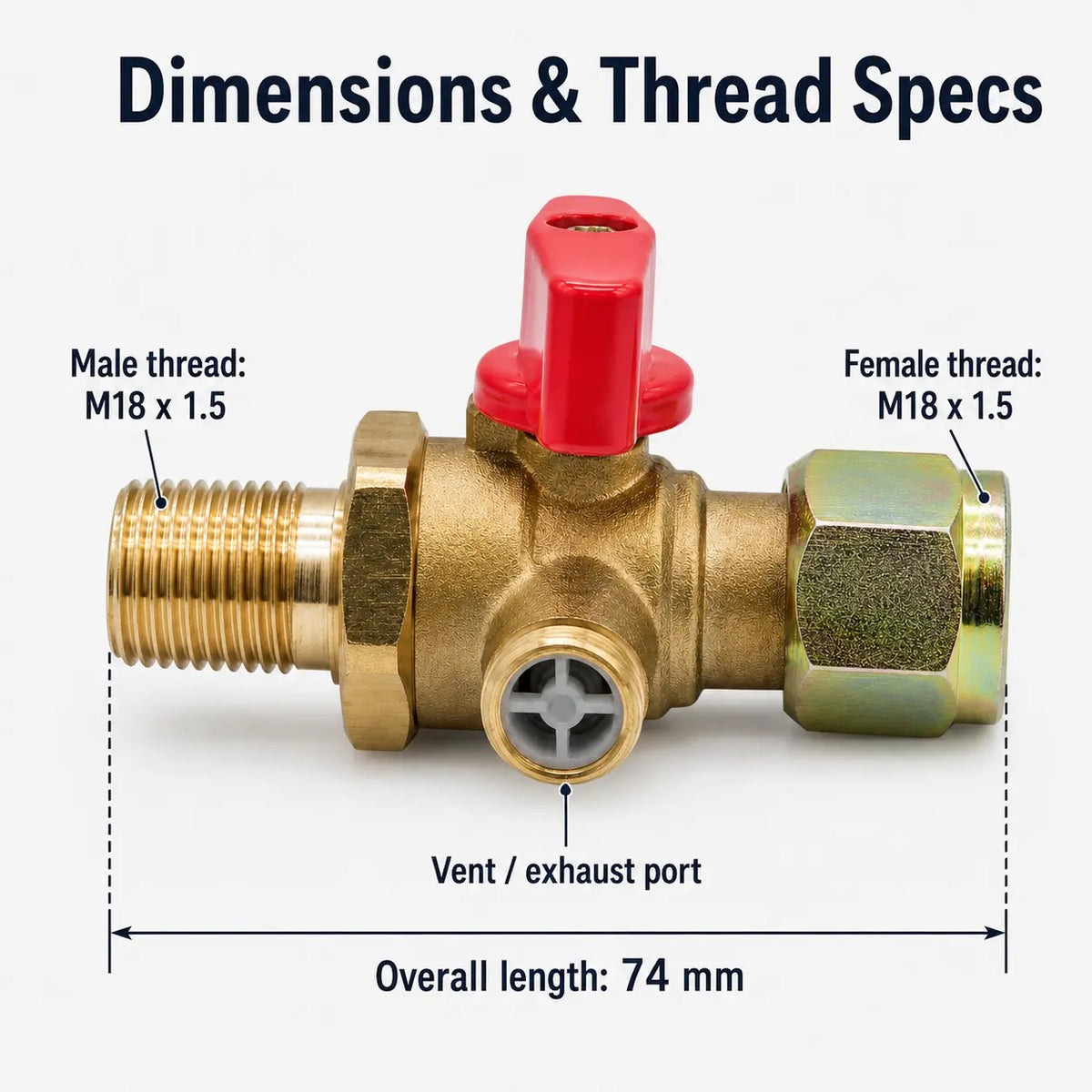 M18 Quick-Bleed Air Shutoff Valve