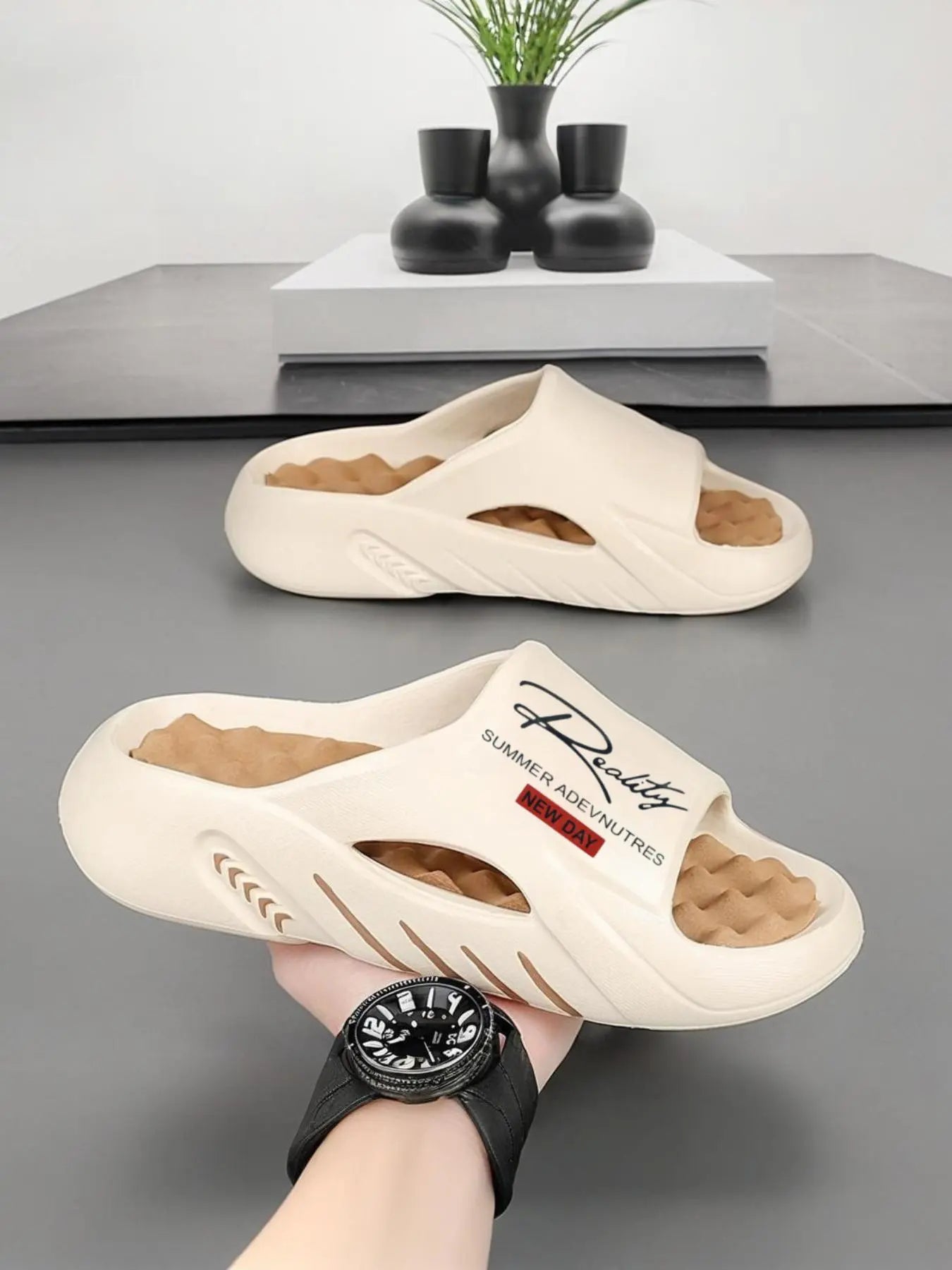 Men's Two-Buckle Backstrap Sandals