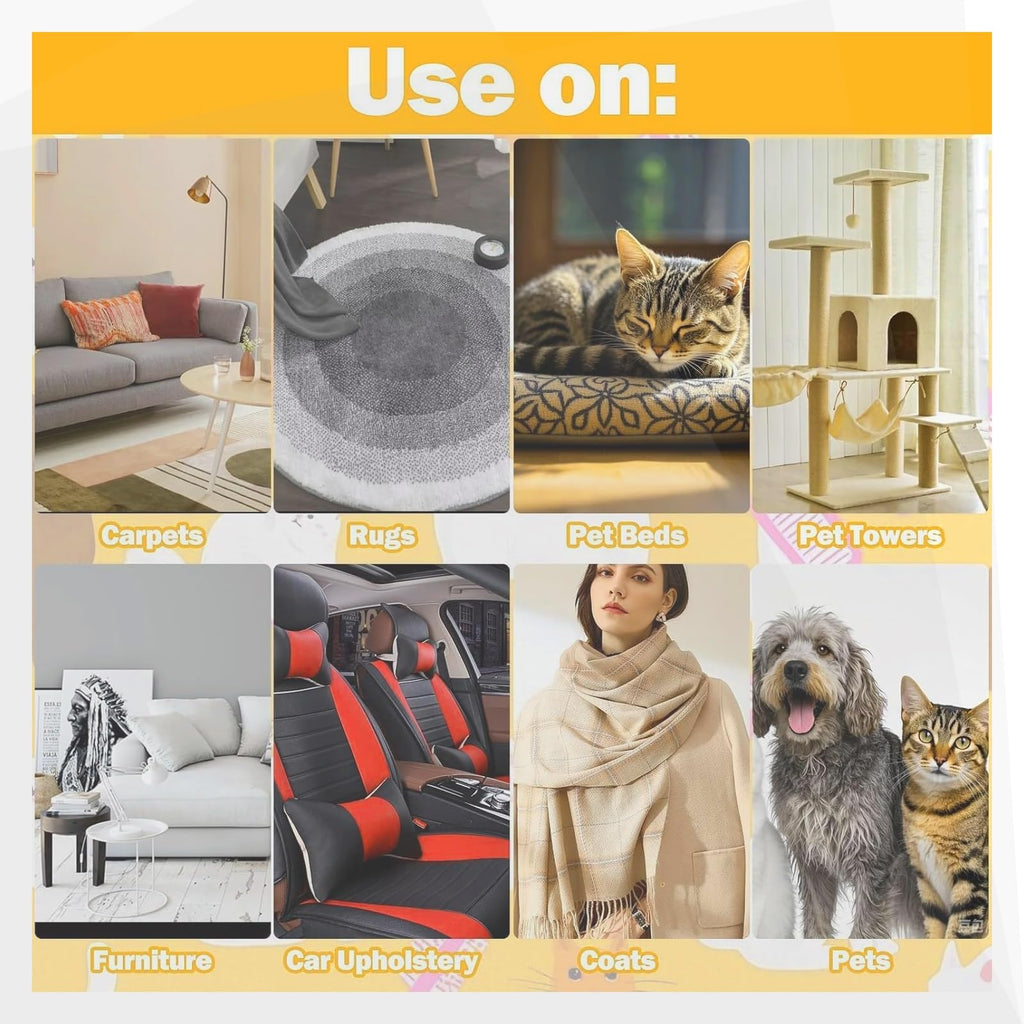 Pet hair cleaning gloves