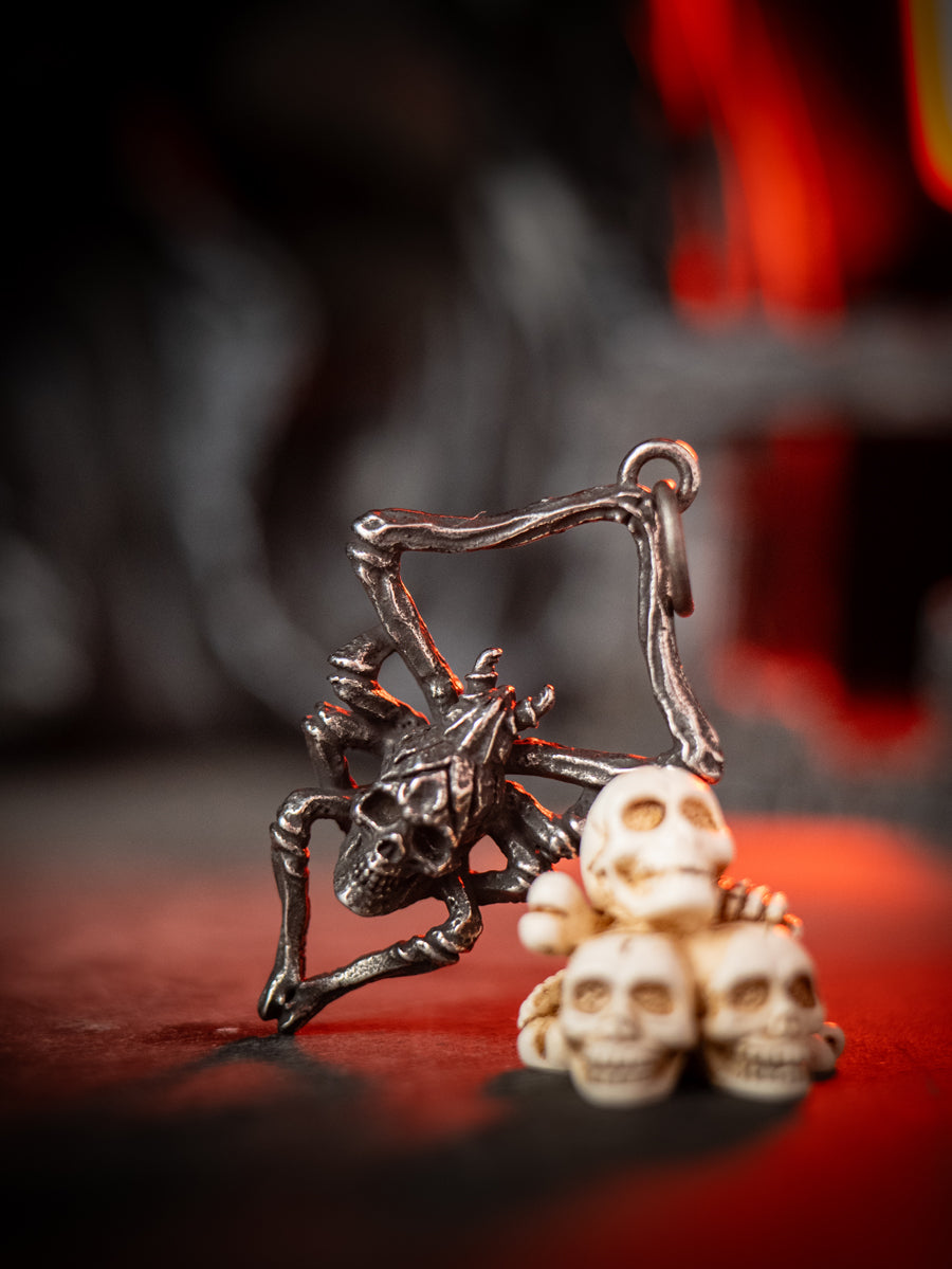 Skull Spider Necklace