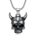 Viking Warrior Skull Necklace
