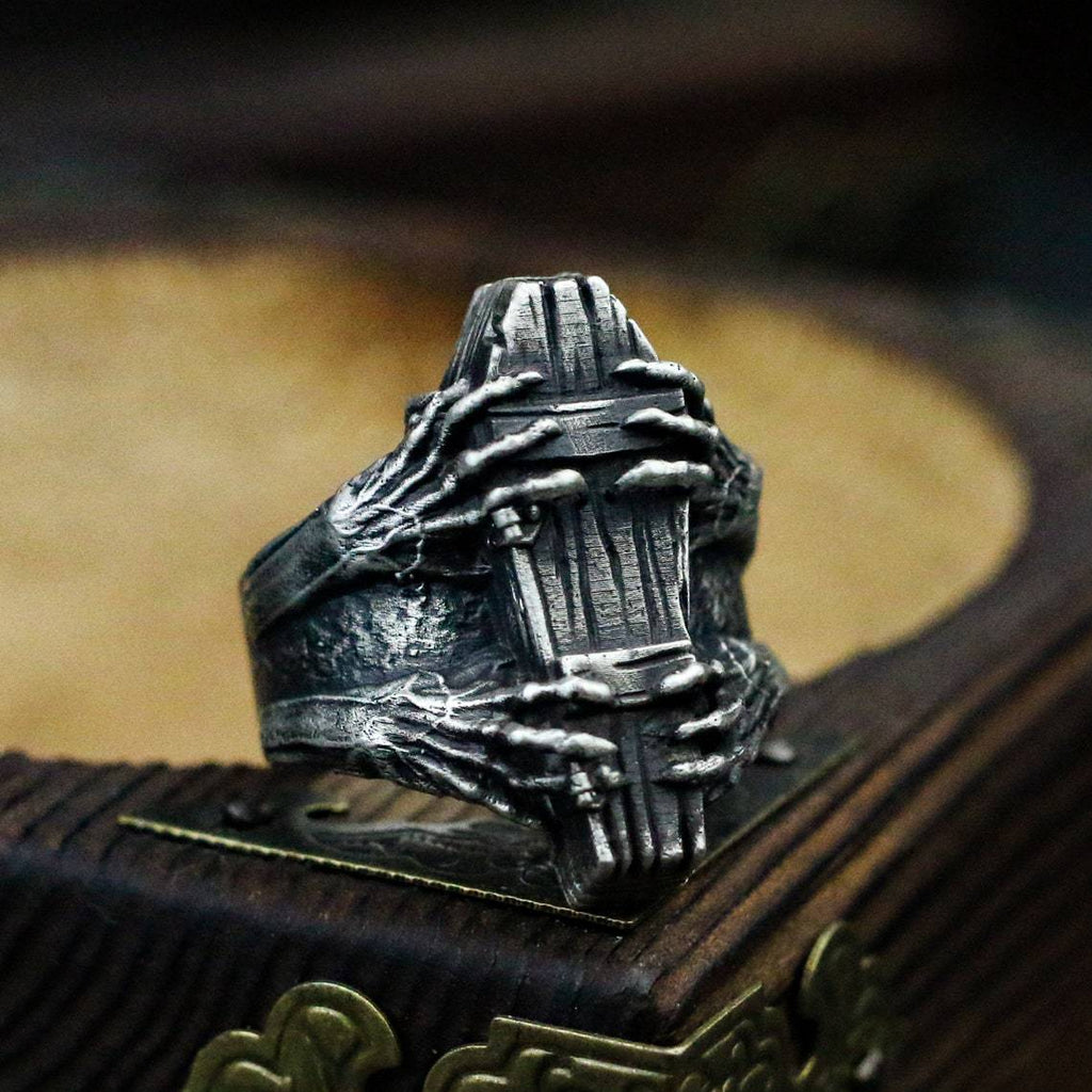 Bone Cutout Vintage Ring