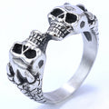 Vintage Dark Punk Skull Men's Ring