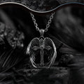 Angel Wing Cross Pendant Necklace