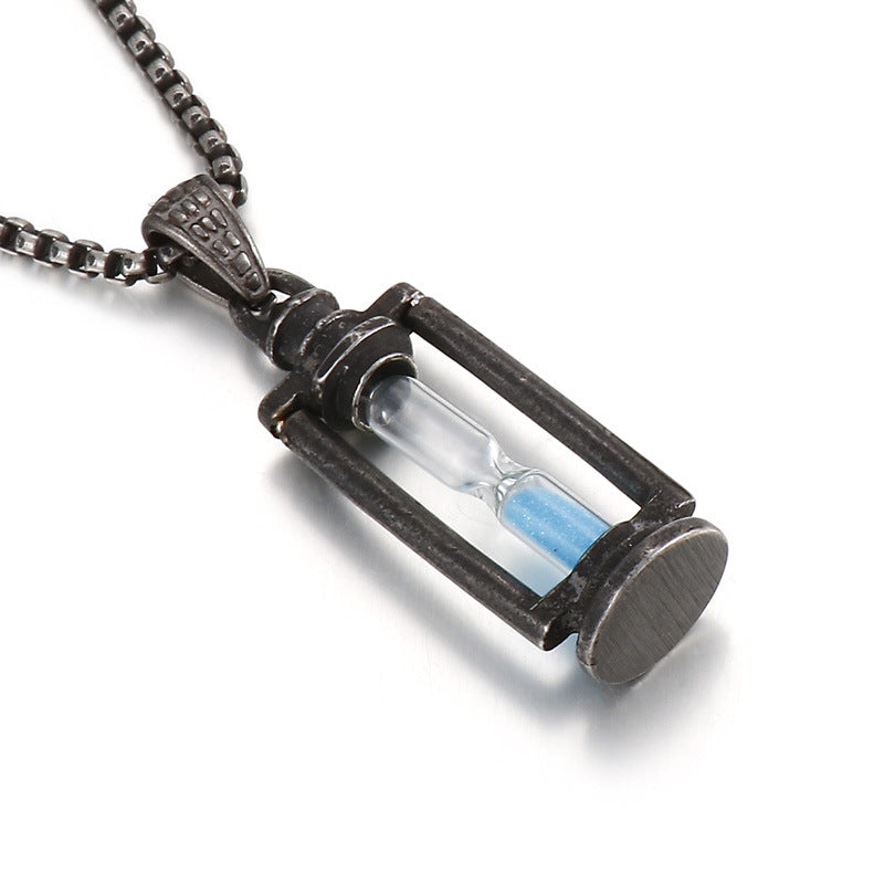 Vintage kerosene lamp hourglass pendant