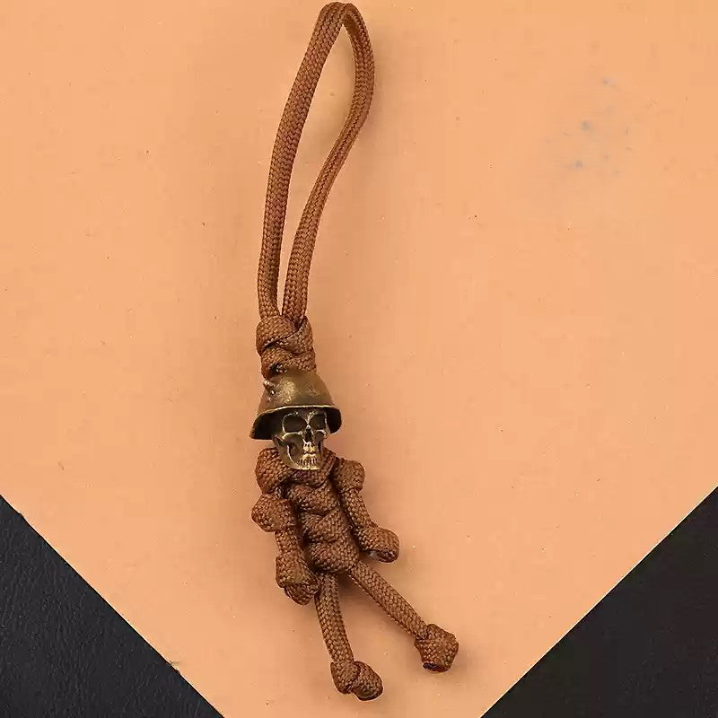 Soldier Skull Paracord Pendant