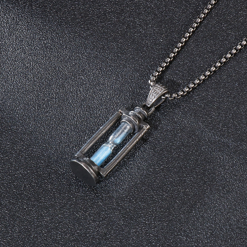 Vintage kerosene lamp hourglass pendant