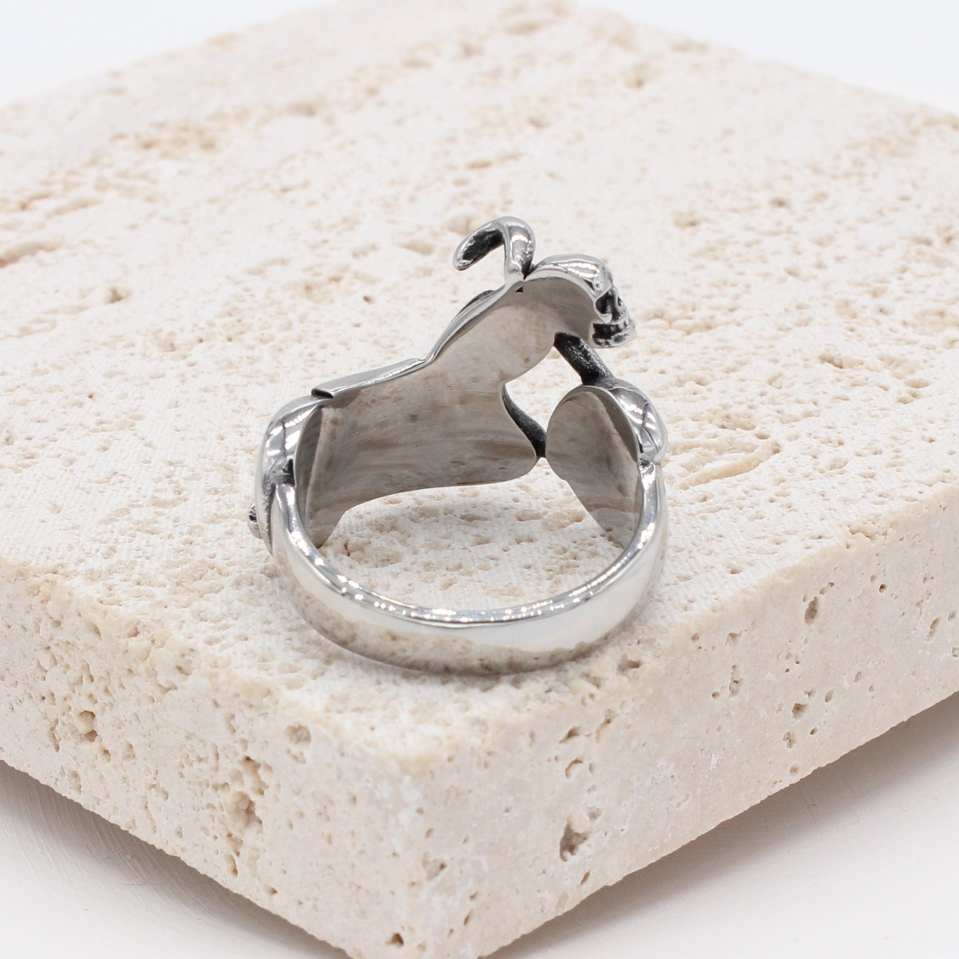 Skull Motorcycle Ring