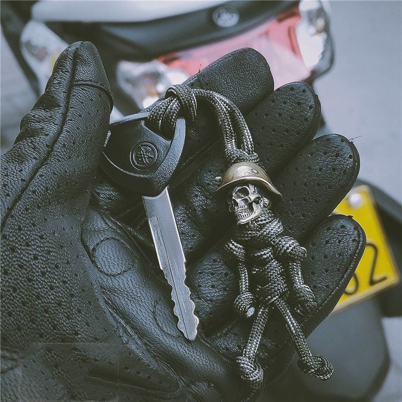 Soldier Skull Paracord Pendant