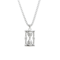 Skull Hourglass Necklace