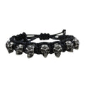 Vintage Skull Braided Bracelet