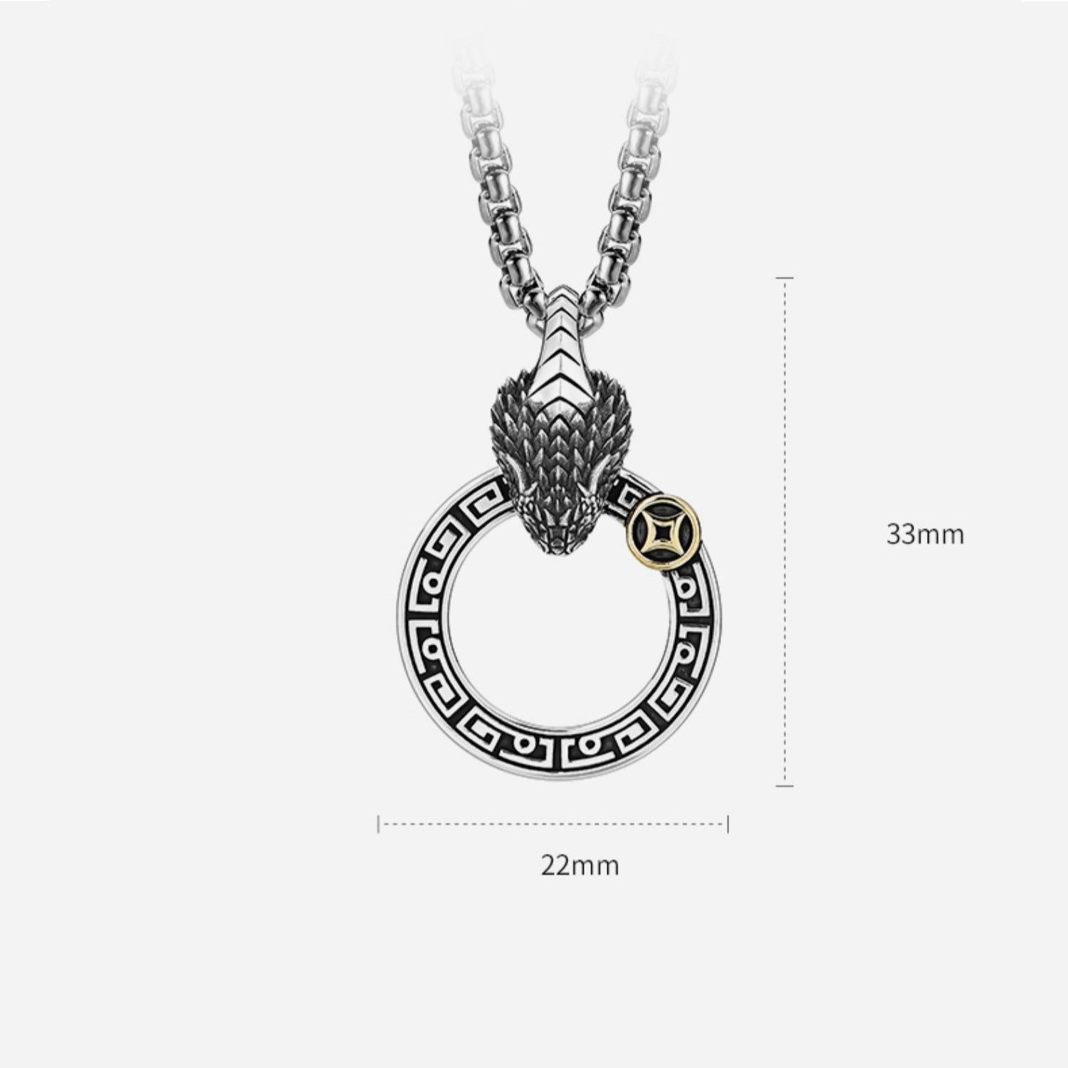 3D Viper Necklace