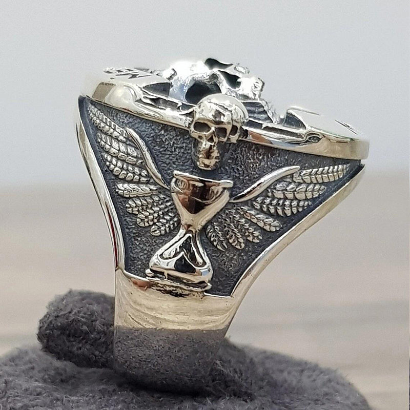 "Death Warning" Skull Ring