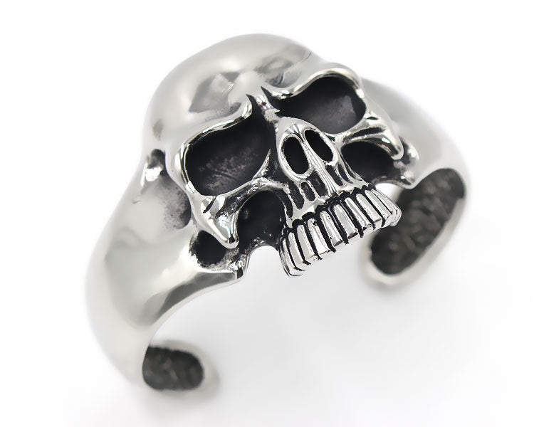 Skull open bracelet