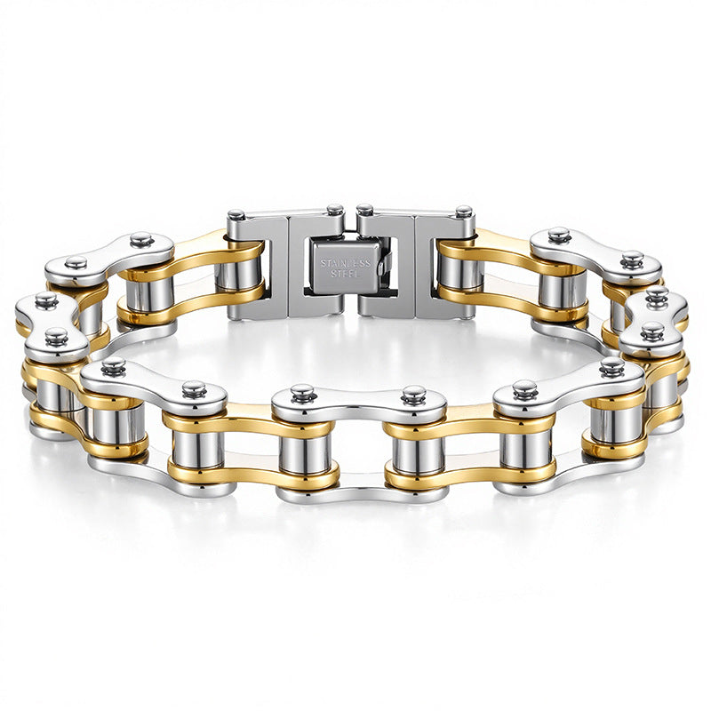 Men's motorcycle bracelet