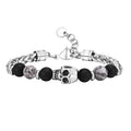 Skull Agate Bracelet