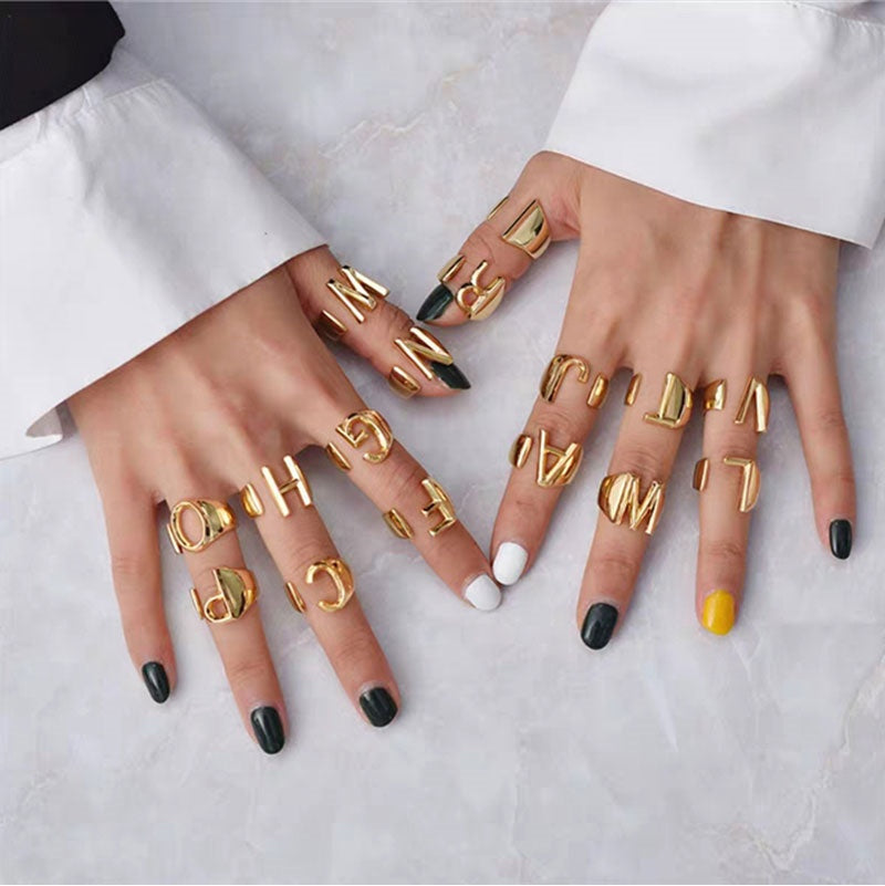 Alphabet Rings