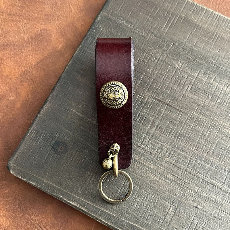 Cowhide pipe rack/keychain