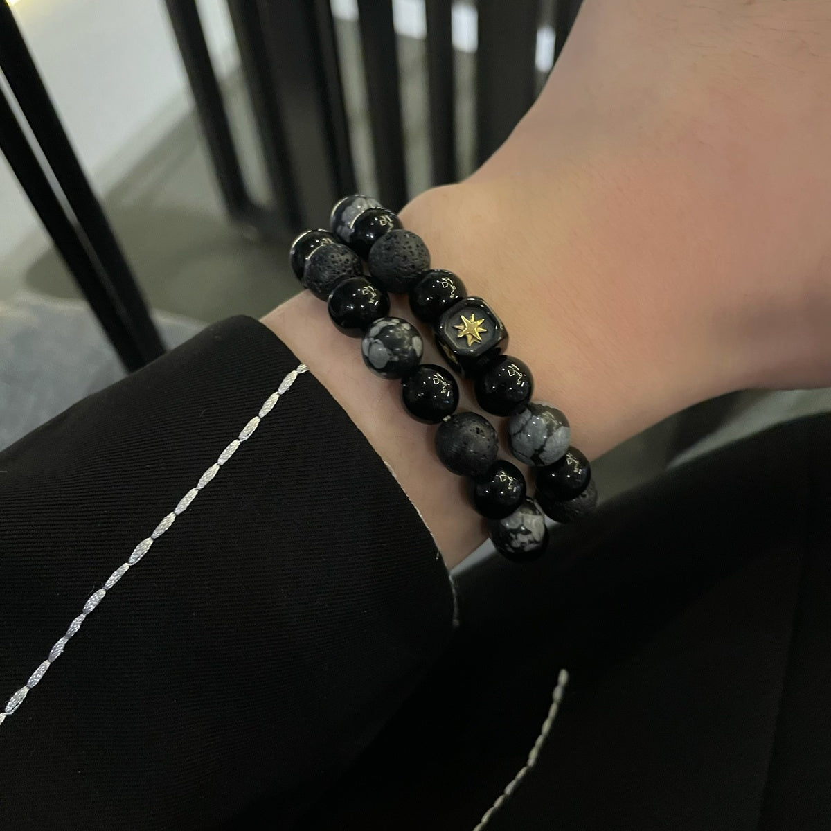 Glass Beads Bracelet