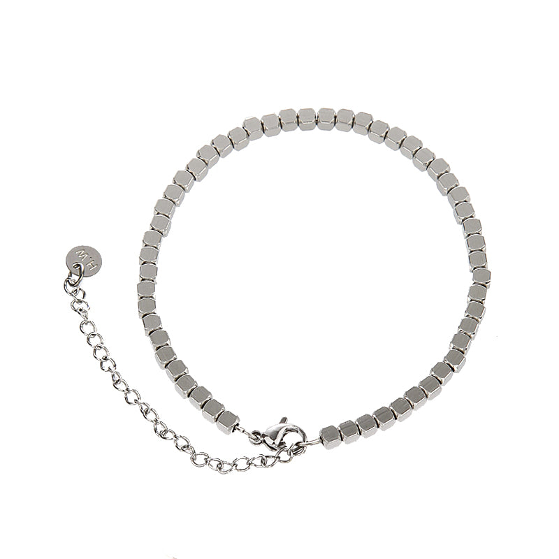 Hematite Bead Bracelet