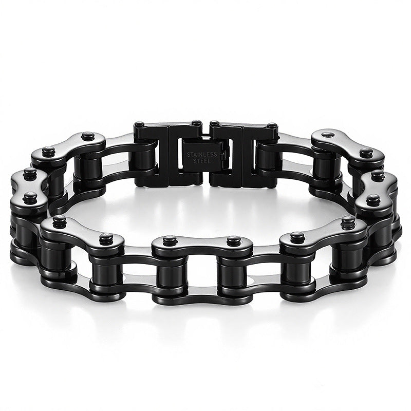 Men's motorcycle bracelet