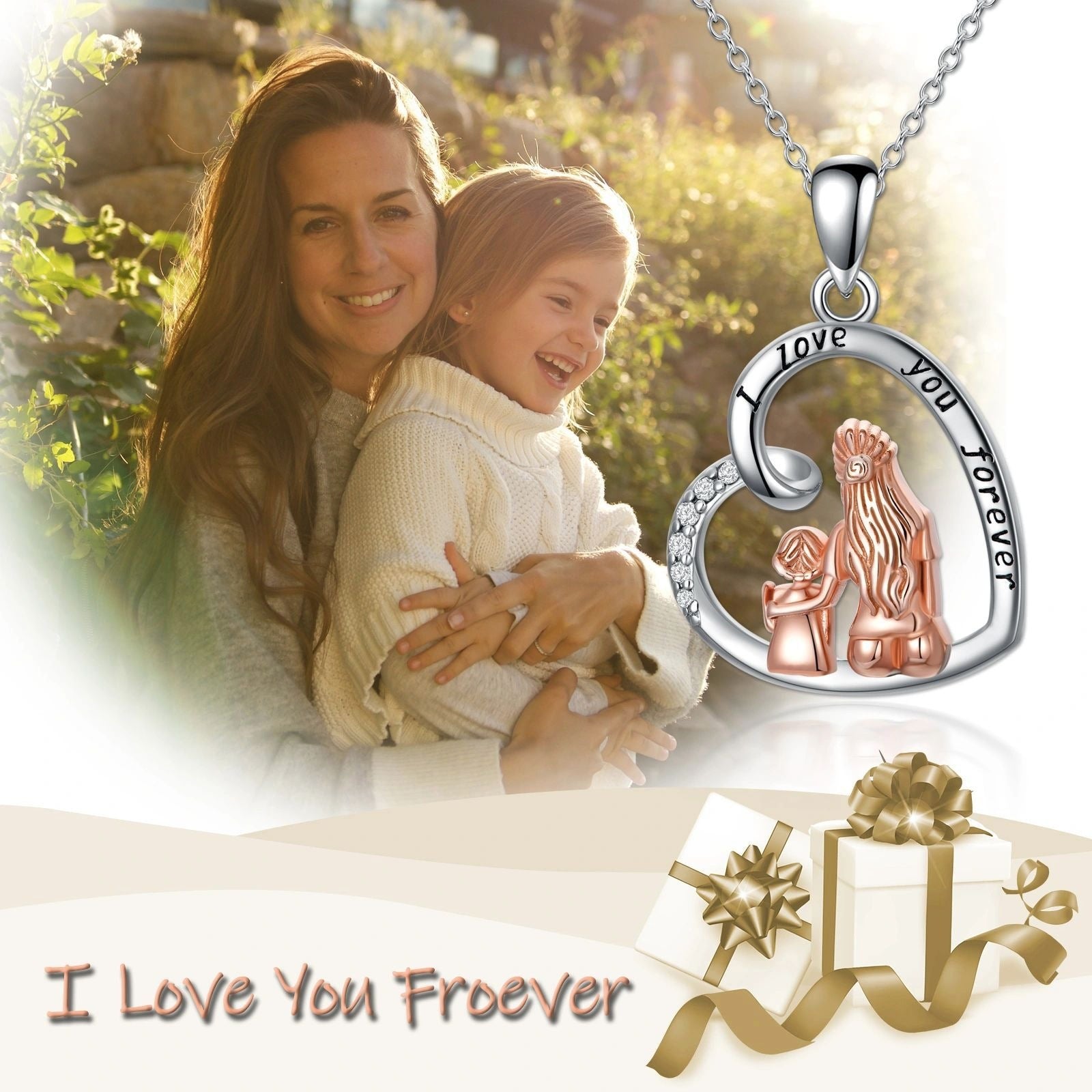 Heart Shaped Mother's Day Necklace