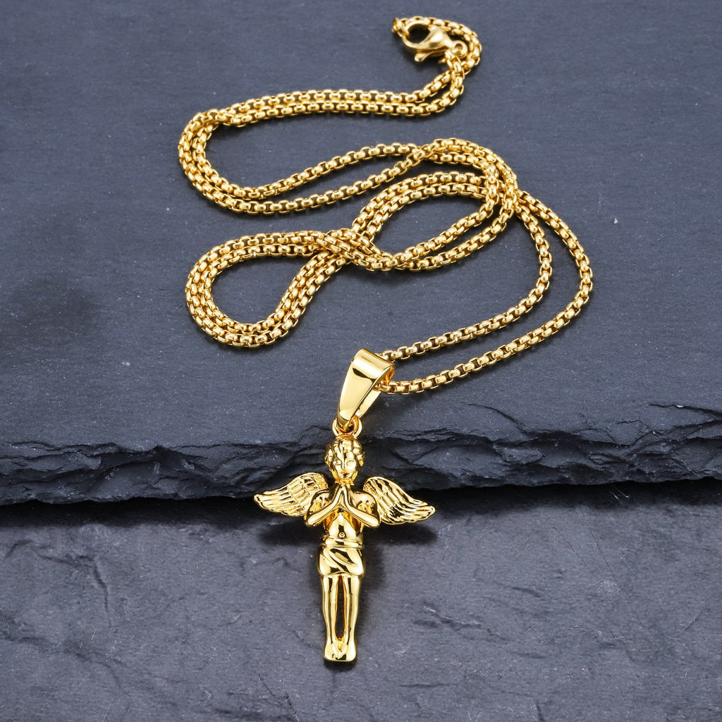 Little angel pendant necklace
