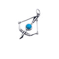 Turquoise Cupid's Arrow Pendant Necklace